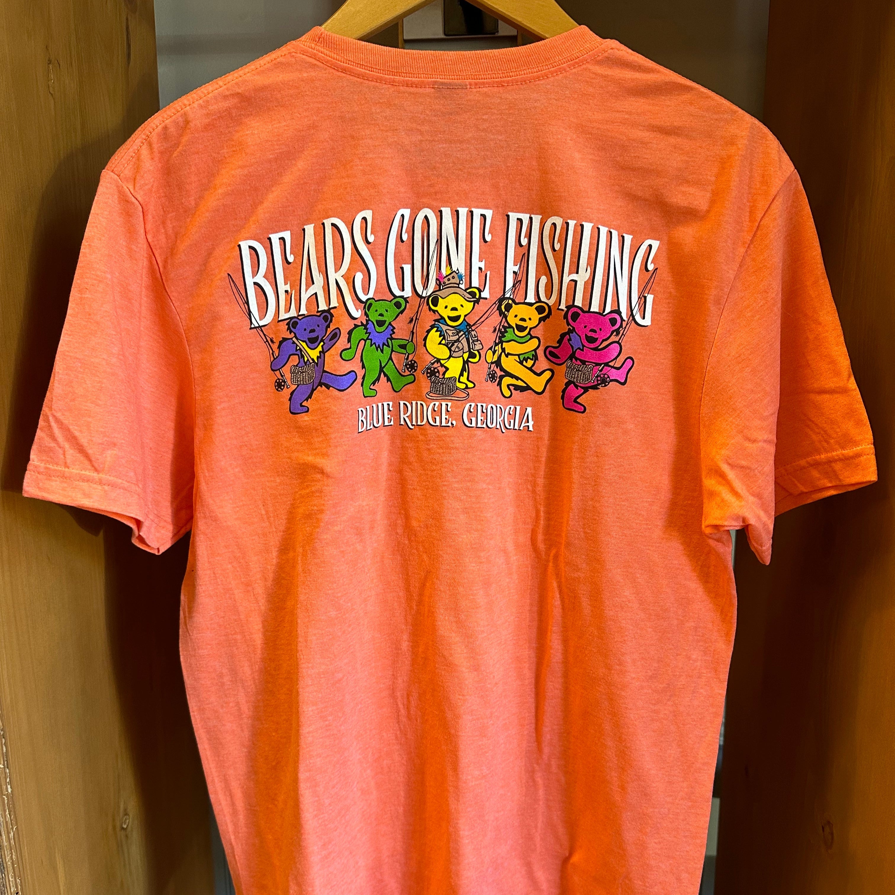 CFC Bears Gone Fishing Tee - Orange