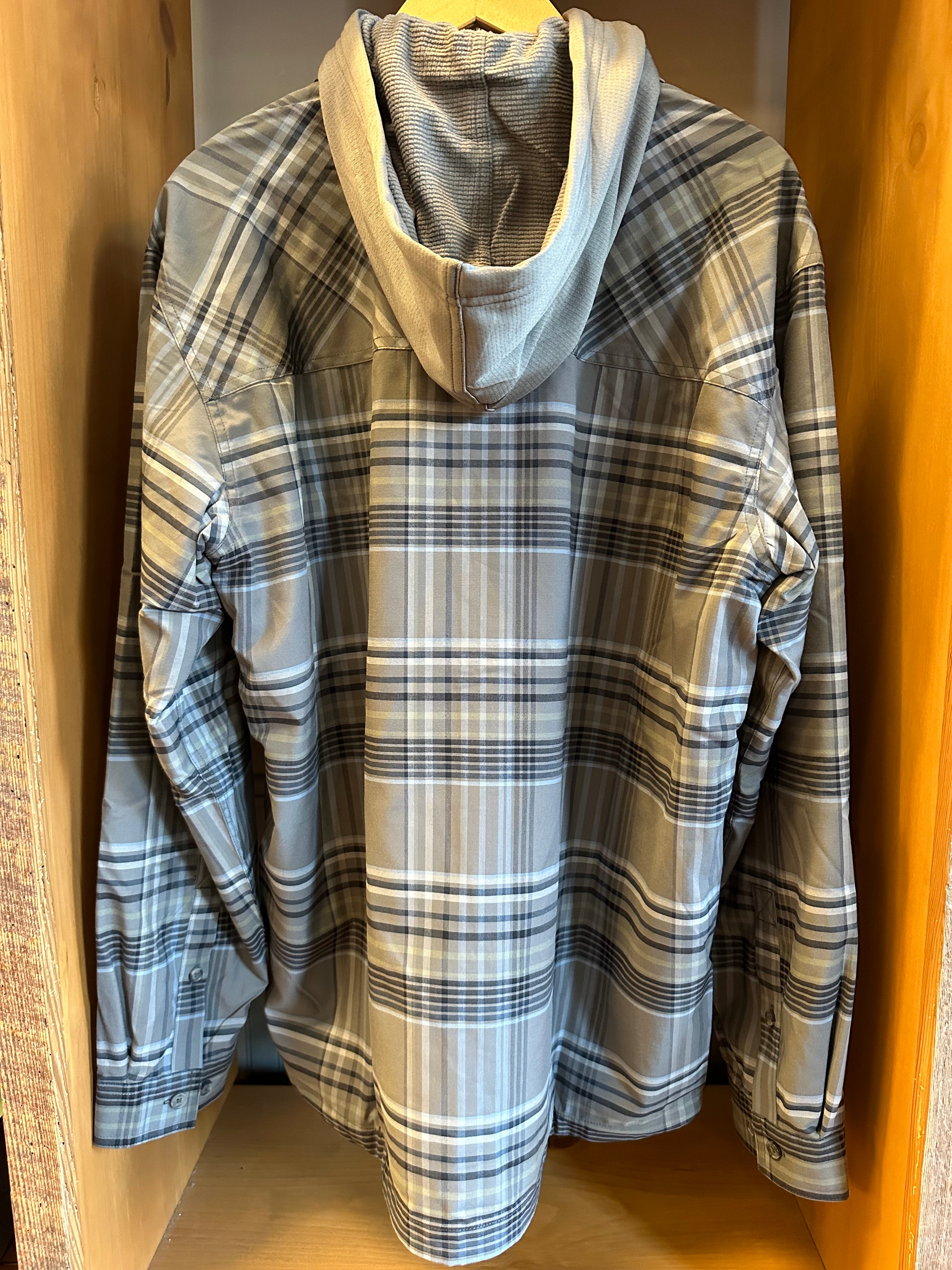 Simms Cold Weather Hoody - Gunmetal Neo Plaid