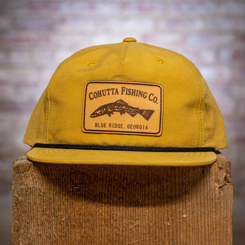 CFC Leather Patch Rope Hat