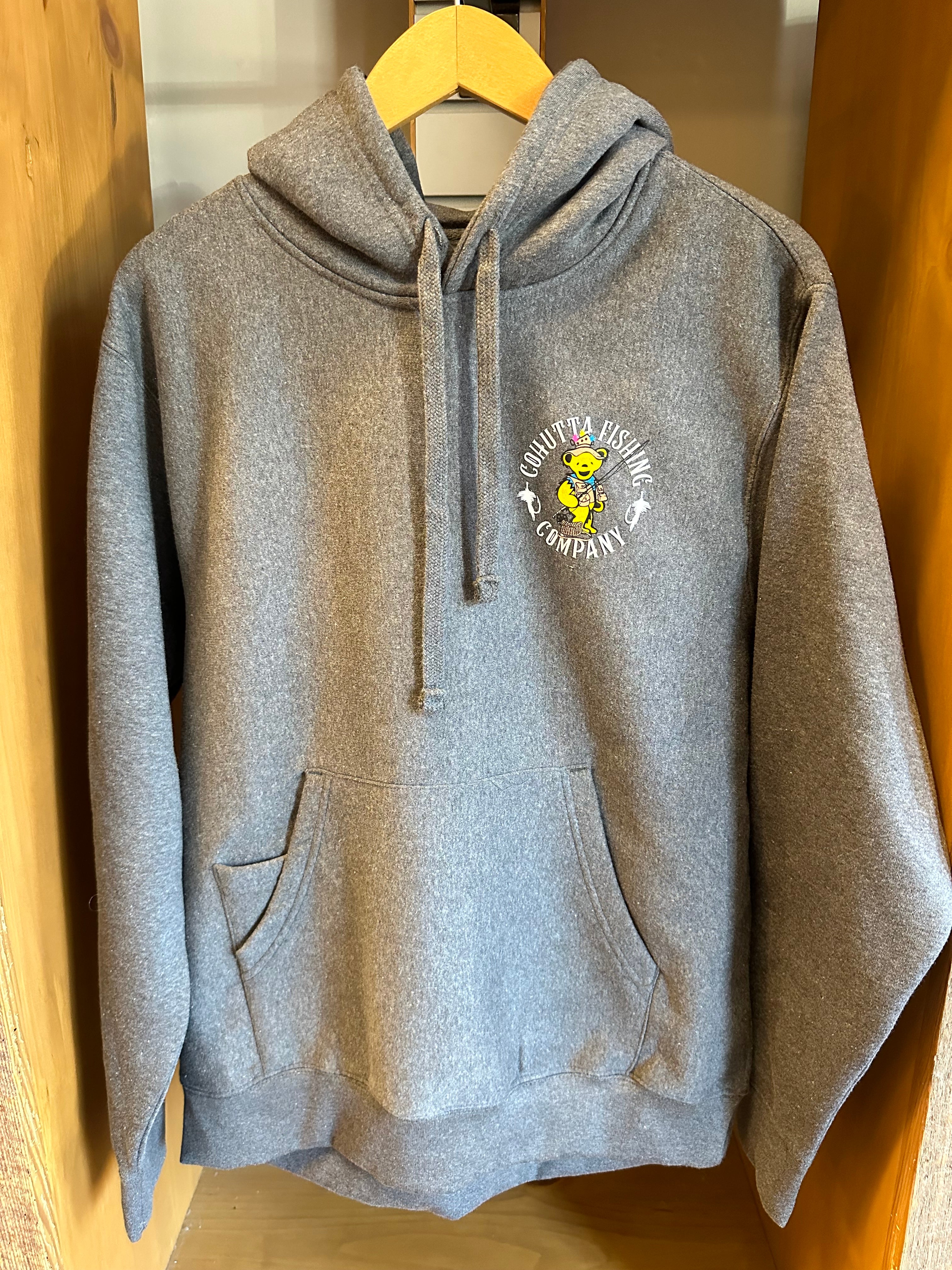 CFC Bears Gone Fishing Hoodie - Grey