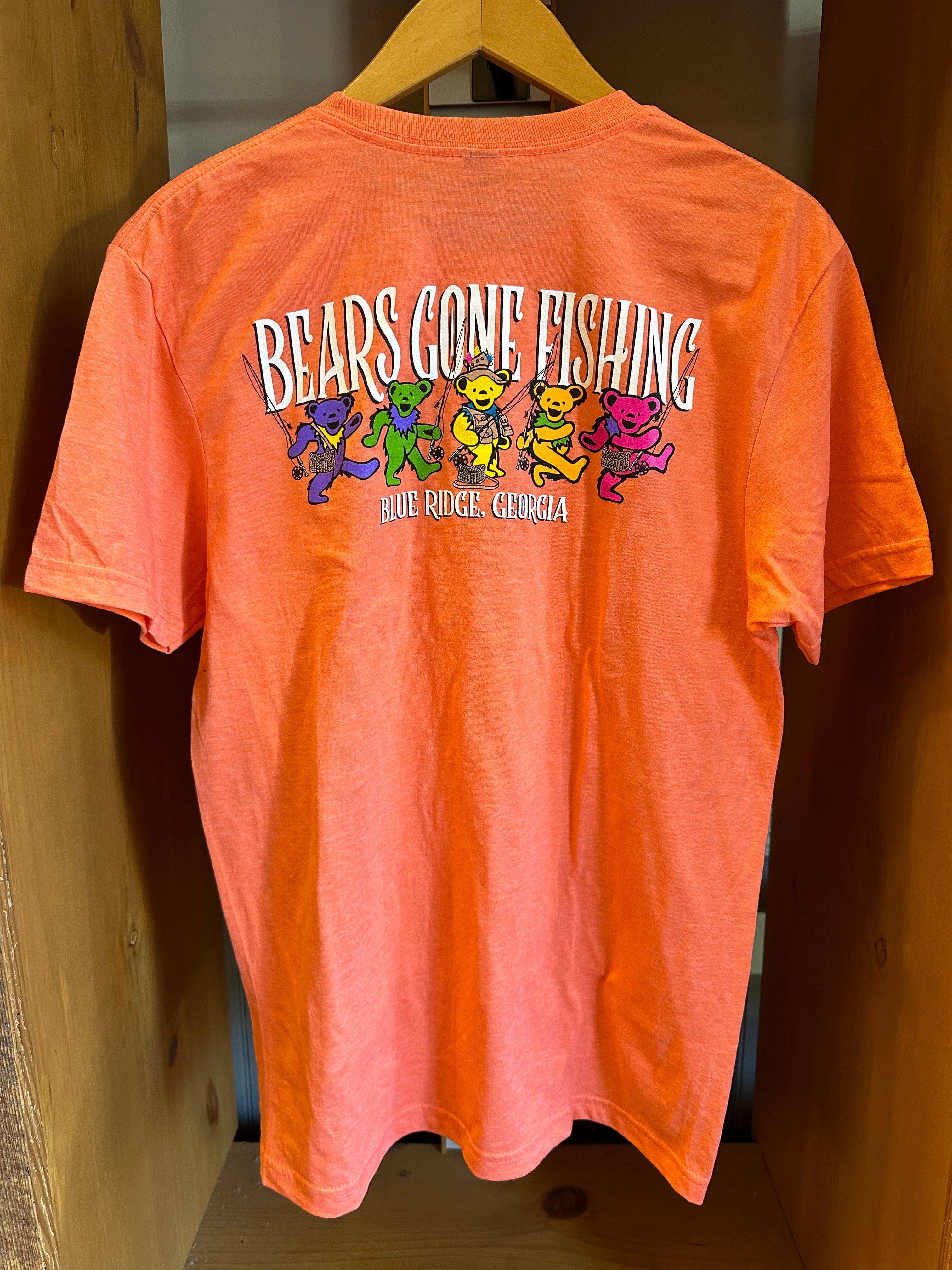 CFC Bears Gone Fishing Tee - Orange